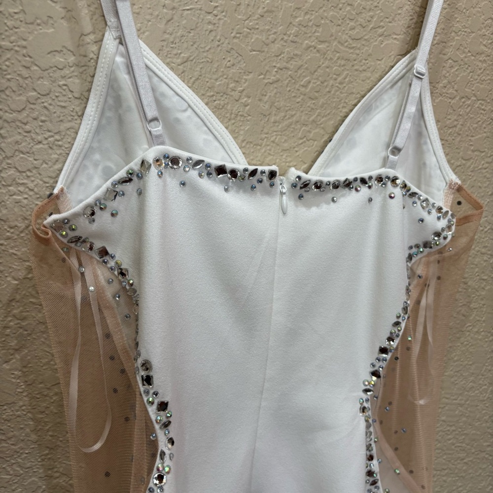 Fashion Nova Elegant White Asymmetrical Dress - Picture 10 of 12
